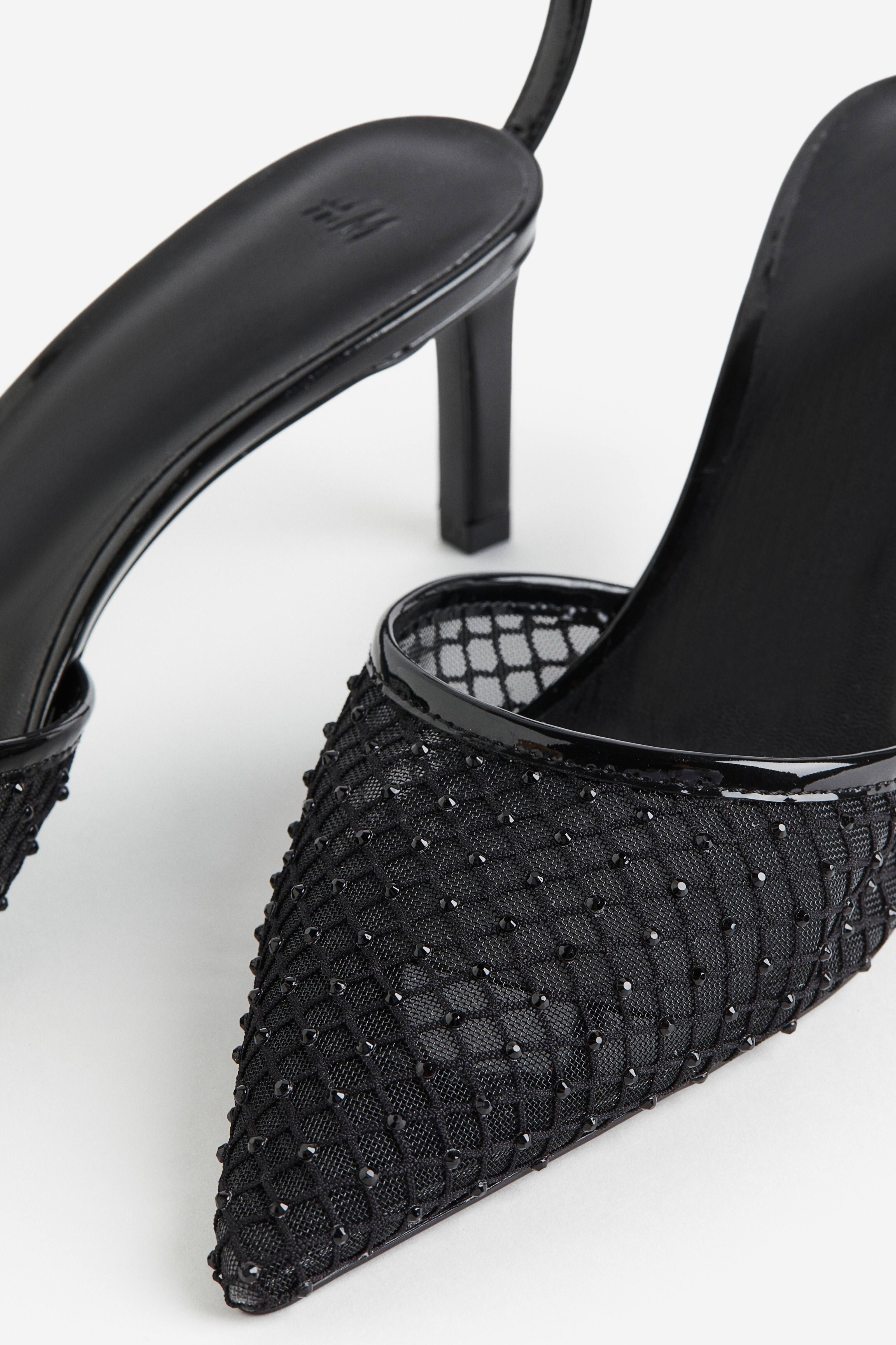 Ankle-strap Mesh Heels | H&M (US + CA)