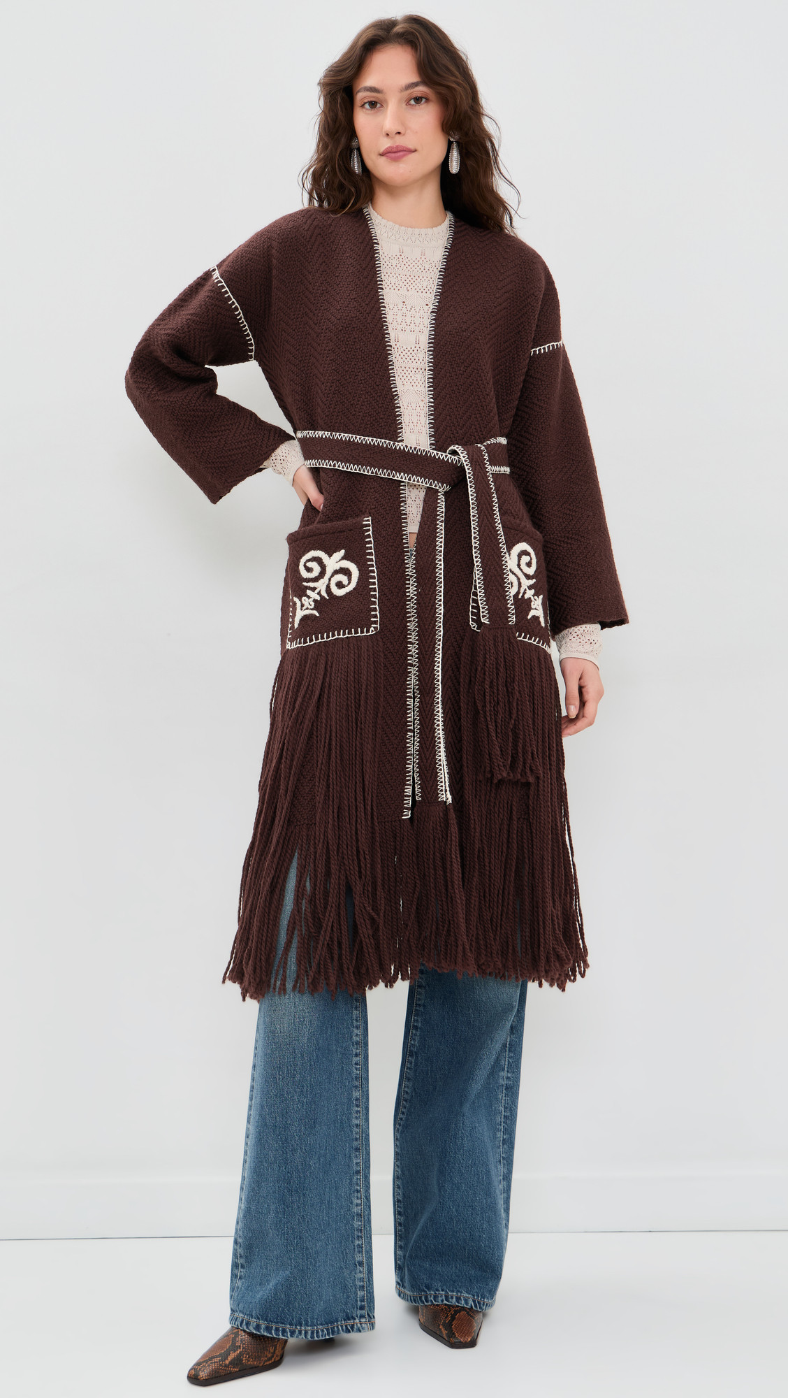 Carolina K Saddler Coat Brown S | Shopbop