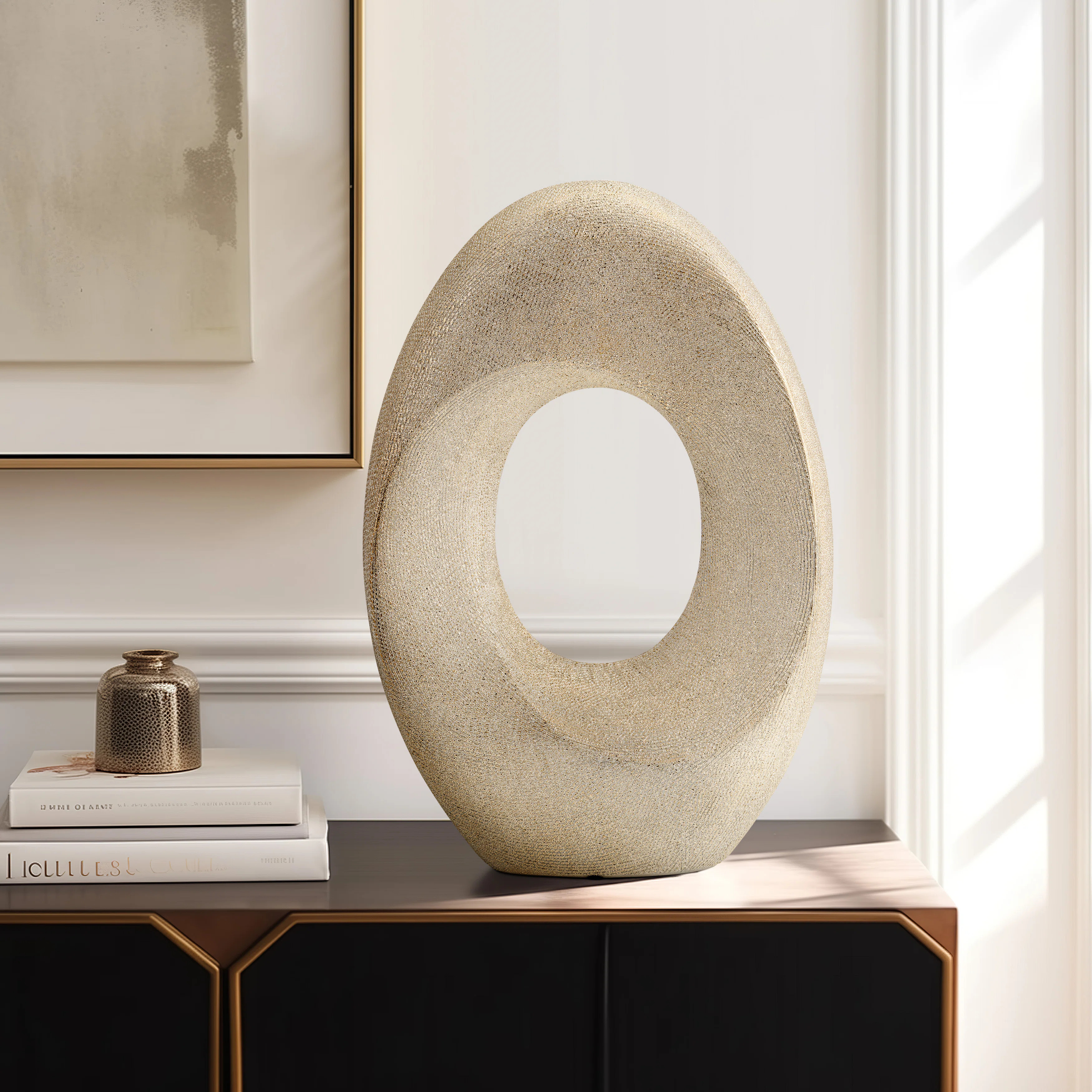 Orren Ellis Ceramic Accent Piece - Elegant Decorative Object for Home - 11" x 4" x 16" & Reviews ... | Wayfair North America