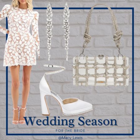Shop Wedding: Bridal Looks- another look perfect for a bridal brunch or tea, rehearsal dinner, getaway dress, or engagement picture dress. So many bridal events coming up with wedding season, and these picks will have you looking like the most glamorous bride to be!
Cocktail dress
White Dresss
Cocktail attire shoes
Bridal dress
Bridal shower dress
Wedding reception dress
Rehearsal dinner dress
Elopement Dresss
Engagement photos dress
Getaway Car Dresss
Honeymoon Dresss

#LTKwedding #LTKshoecrush #LTKitbag