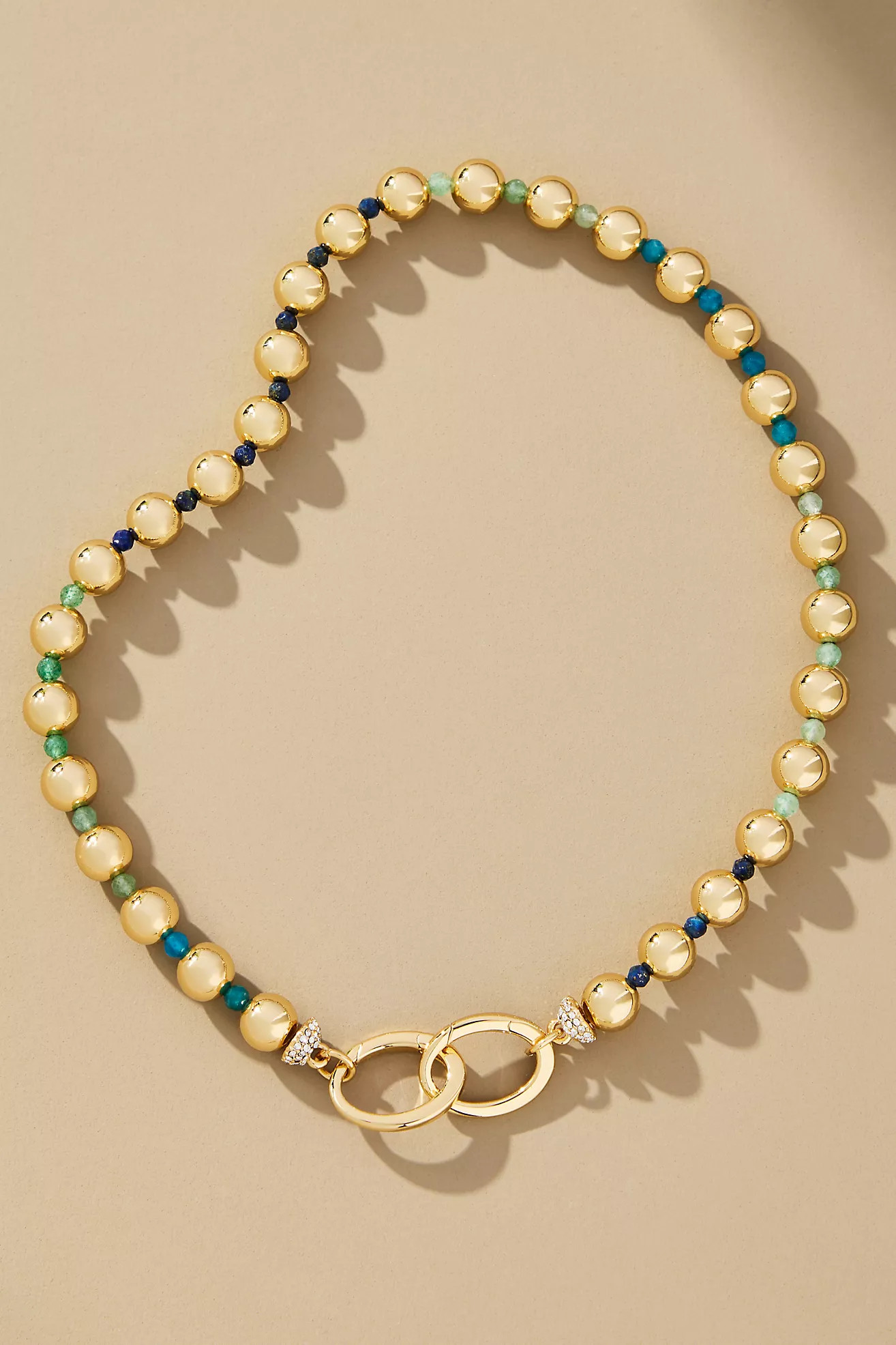 Multi-Bead Interlink Necklace | Anthropologie (US)