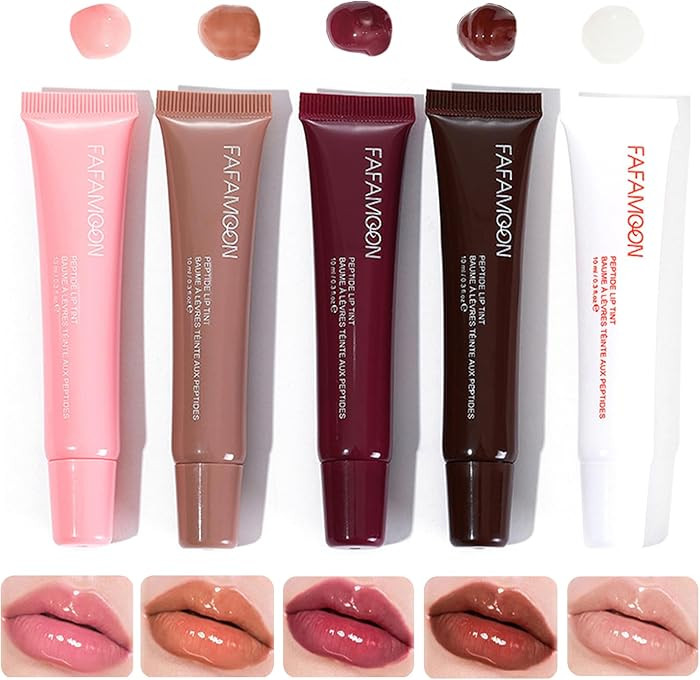 Lip Jam Hydrating Lip Gloss, Nude Colors, High Shine Glass Finish | Amazon (US)