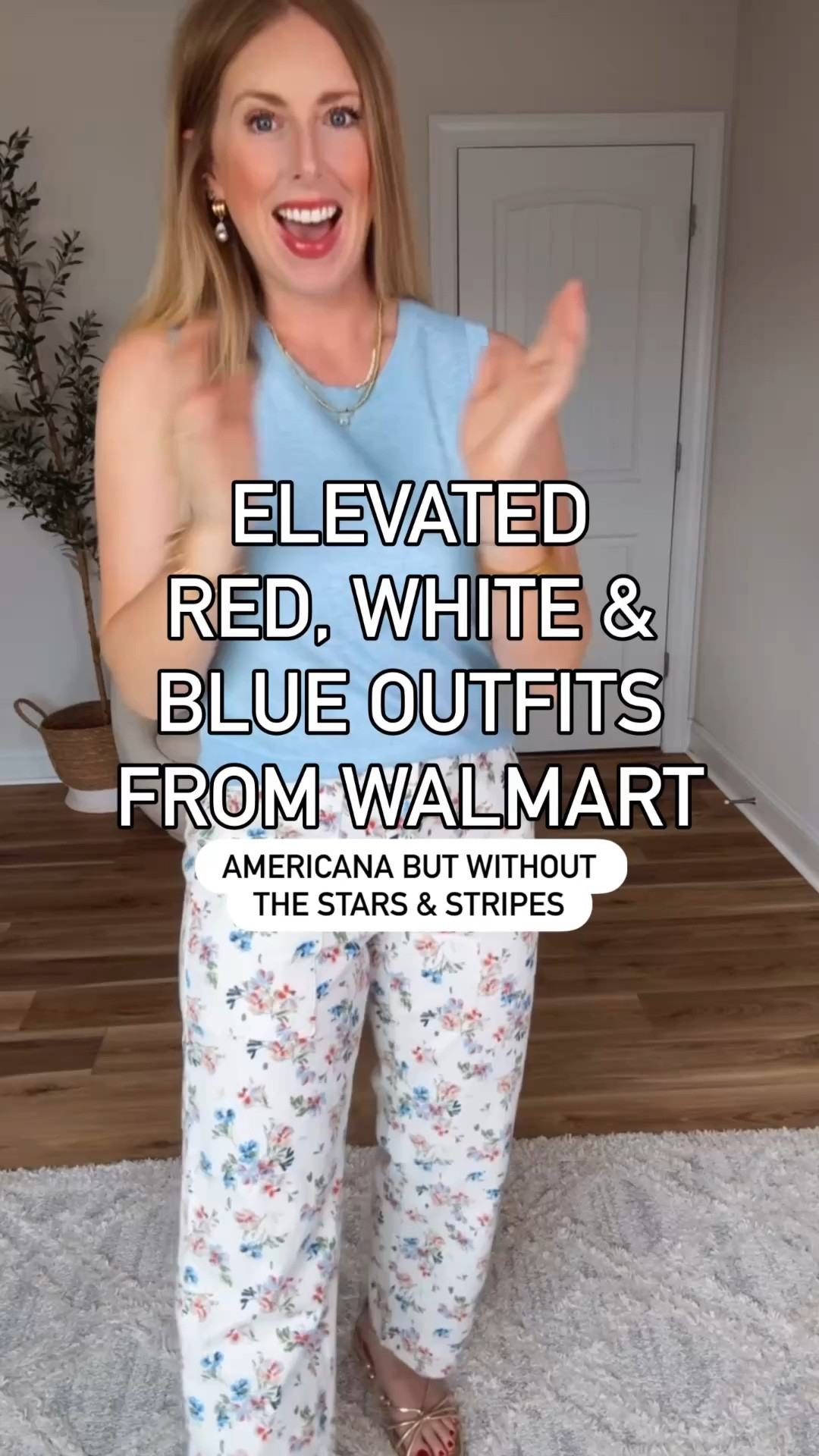 Elevated red, white and blue outfits from Walmart! ❤️ Americana vibes without the stars & stripes!

#LTKootd #LTKmomlife