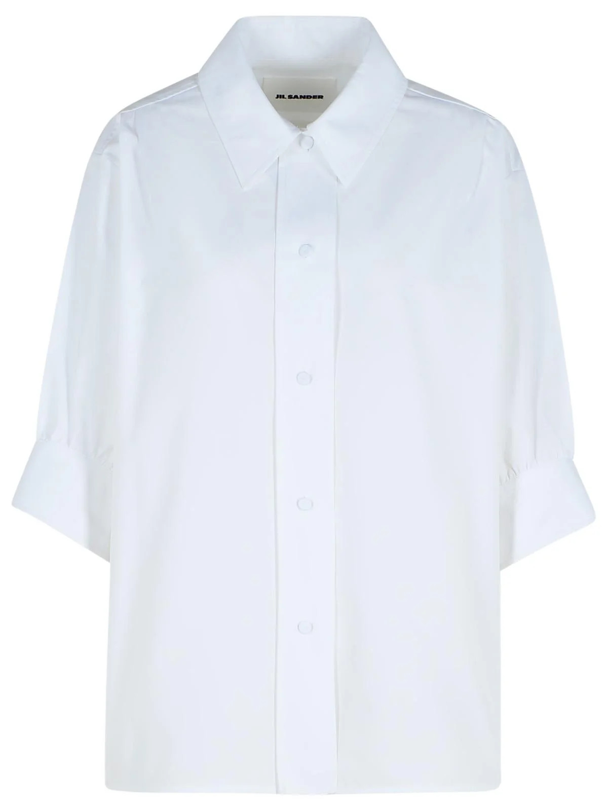 Jil Sander Button-Up Half Sleeved Shirt | Cettire Global