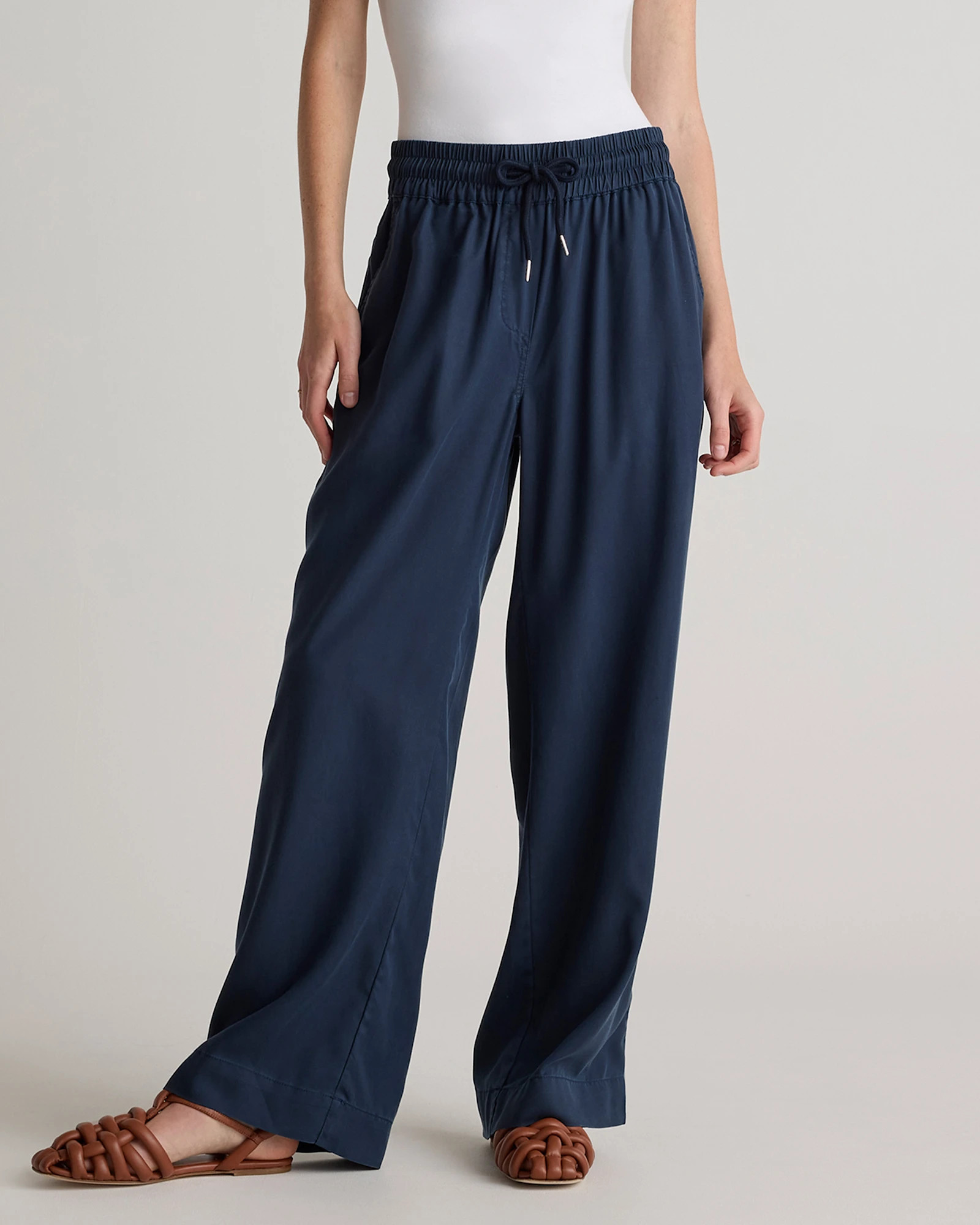 Vintage Wash Tencel Wide Leg Pant | Quince