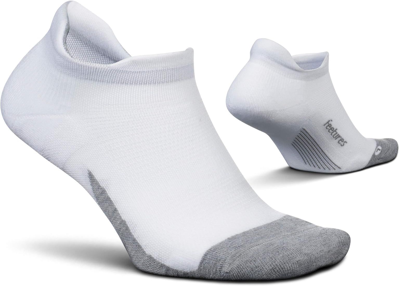Elite Max Cushion No Show Tab - Running Socks for Men & Women - Athletic Compression Socks - Mois... | Amazon (US)