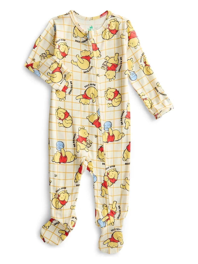 Character Baby Boys or Girls Cozy and Comfortable Viscose Two-Way Zip Footed Sleep 'N Play One-Pi... | Walmart (US)
