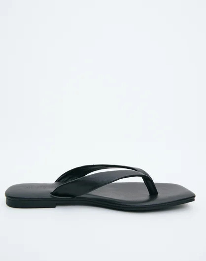 Square Faux Leather Thong | Glassons (Australia)
