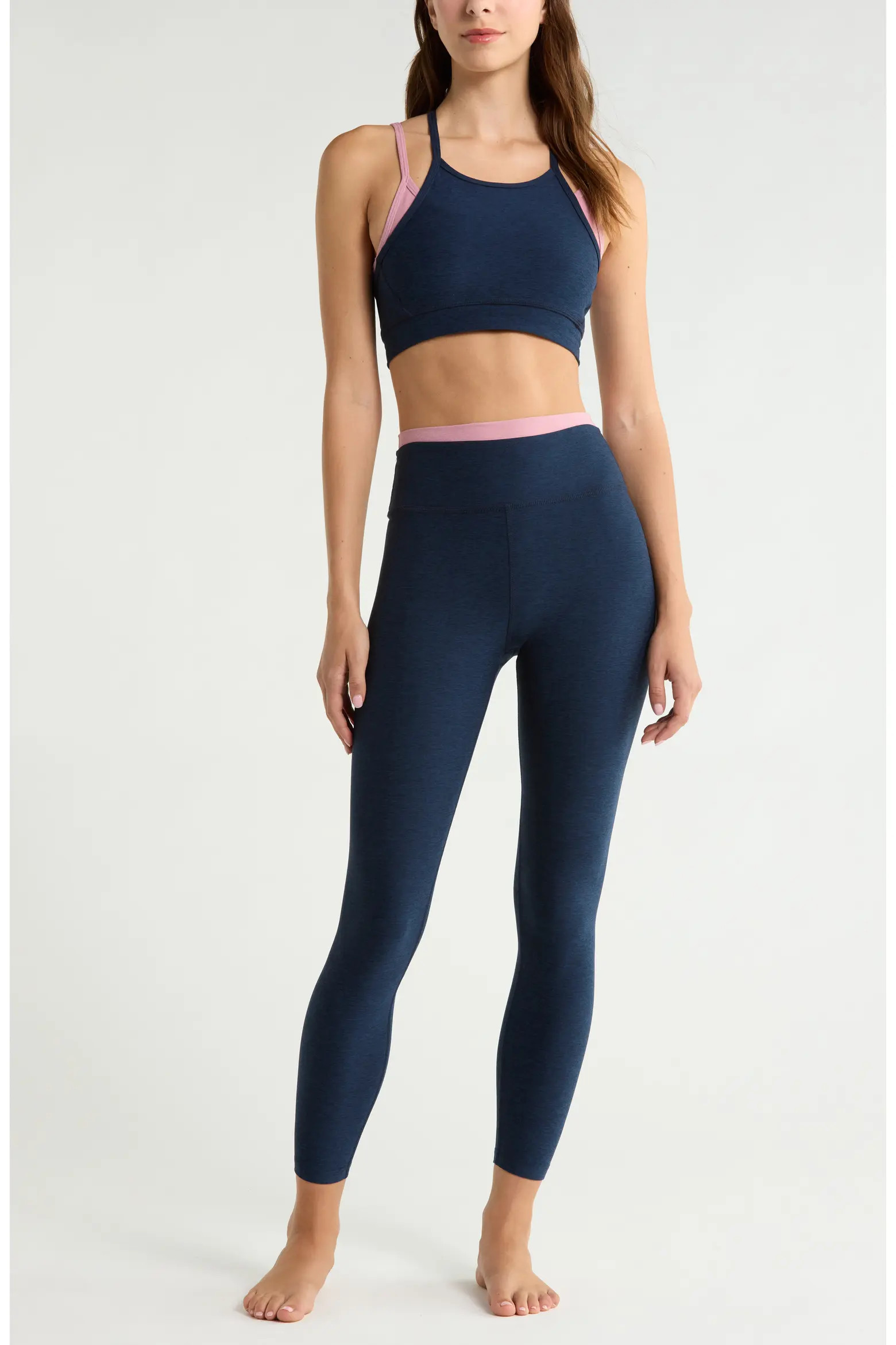 Space Dye High Waist Midi Leggings (Women) | Nordstrom | Nordstrom
