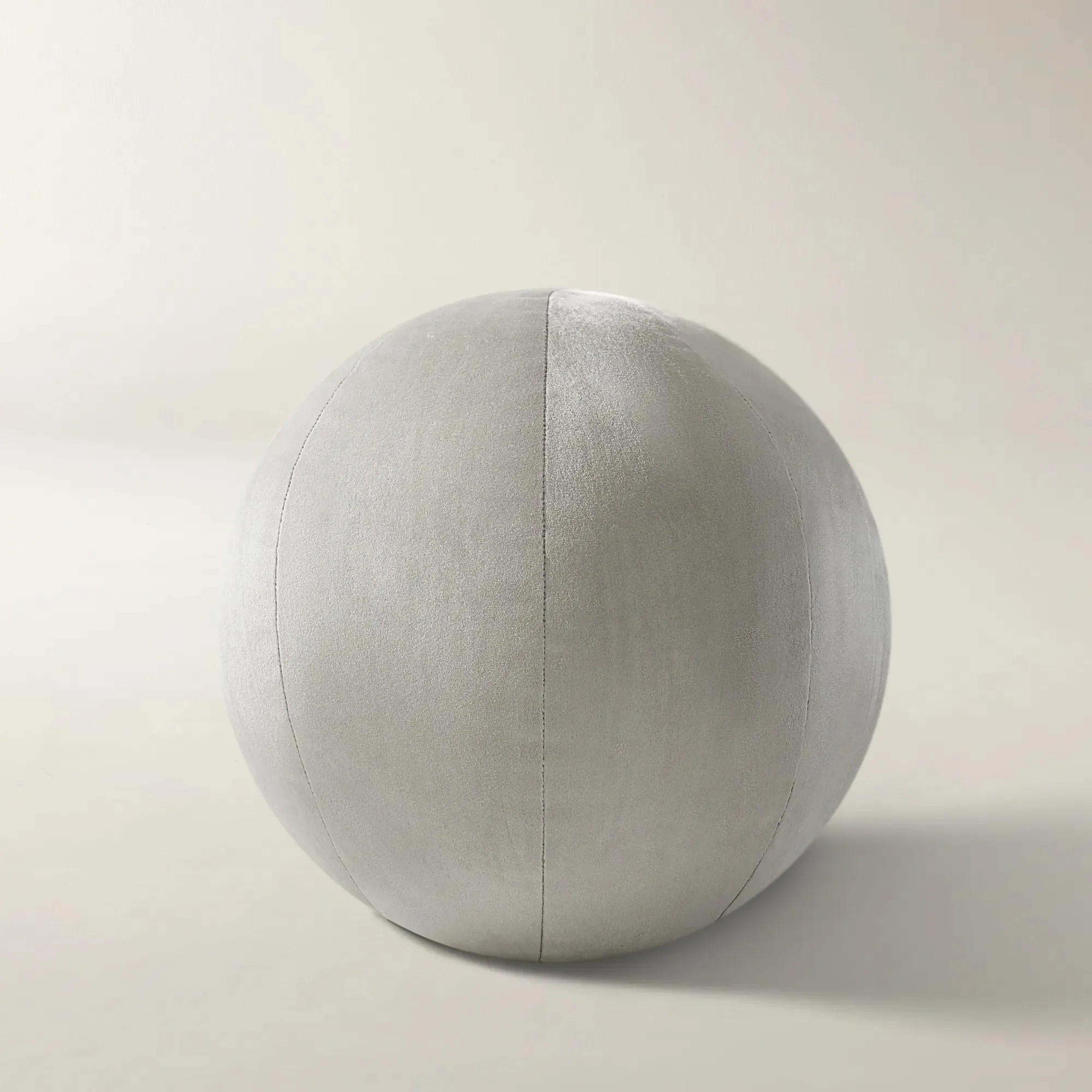 Velvet Ball Pillow 12" - Silver | Z Gallerie