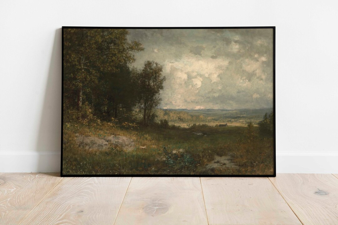 House in the Meadow Print | Fine Art Prints |  Wall Art | Home Decor | Wall Art | Vintage Modern ... | Etsy (US)