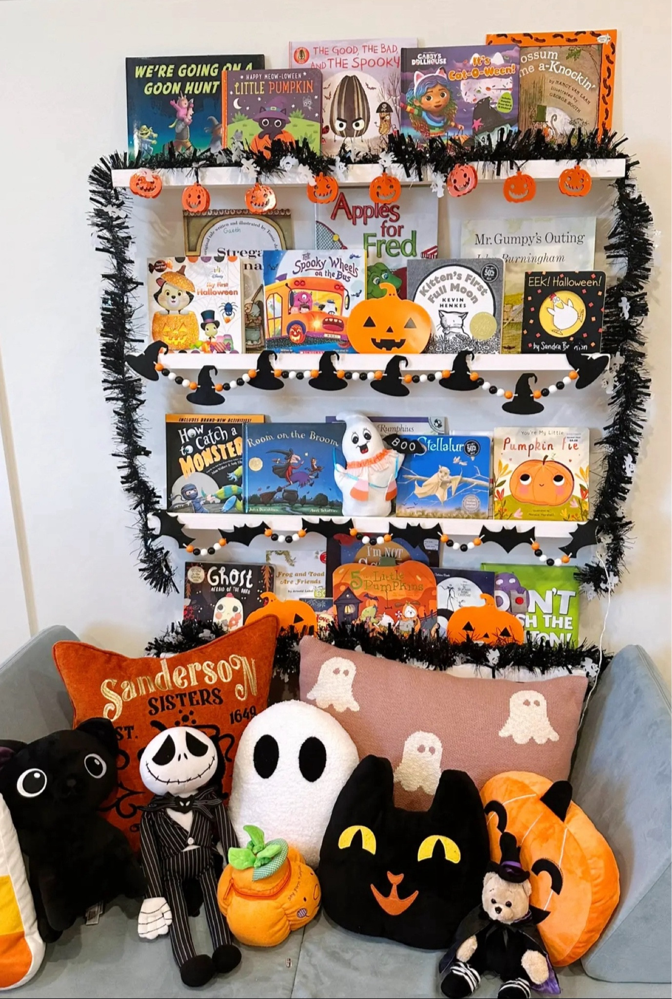 Halloween bookshelf, themed bookshelf, spooky season, kids bookshelf, kids books

#LTKSeasonal #LTKHalloween #LTKKids