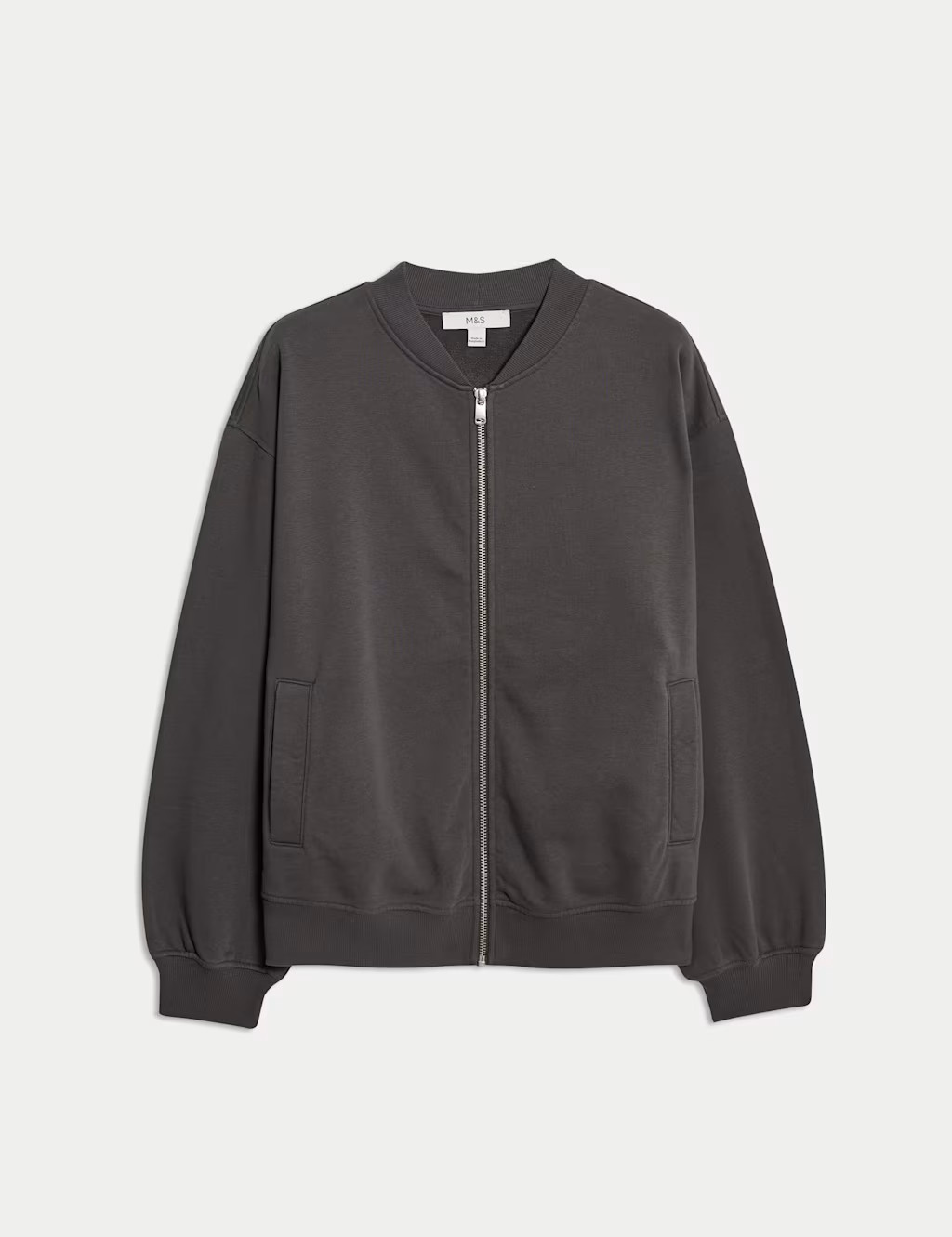 Pure Cotton Zip Through Sweatshirt | Marks & Spencer (UK)
