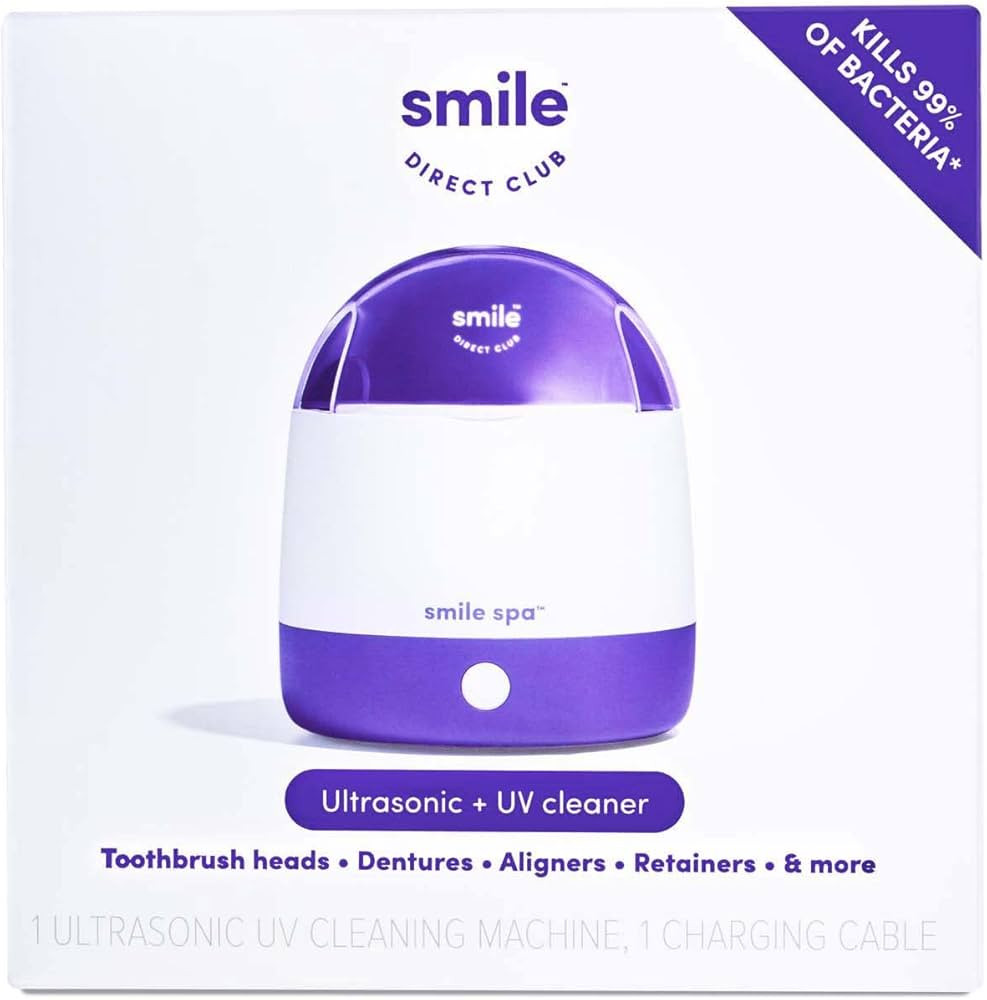 SmileDirectClub Smile Spa Ultrasonic and UV Cleaning Machine for Alingers, Retainers, Toothbrush ... | Amazon (US)