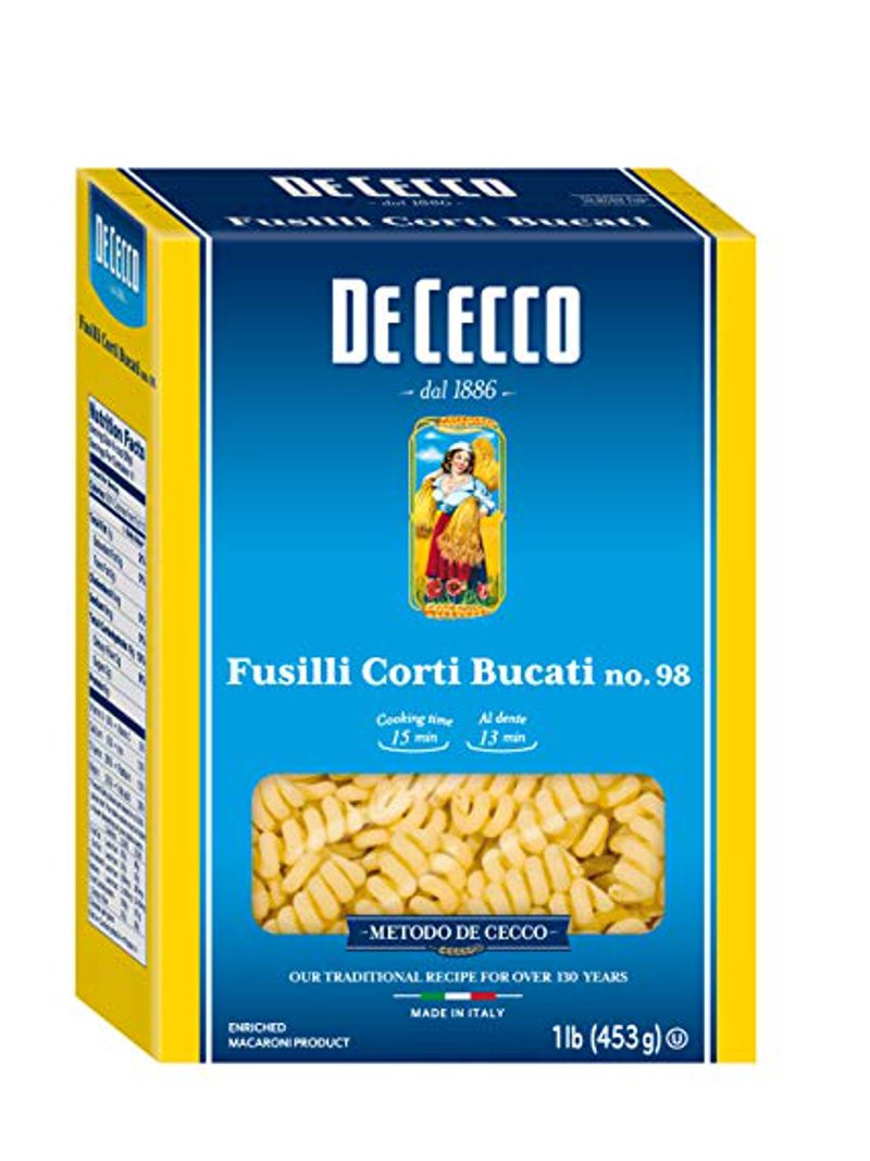 De Cecco Pasta, Fusilli Corti Bucati, 1 Pound (Pack of 5) | Walmart (US)