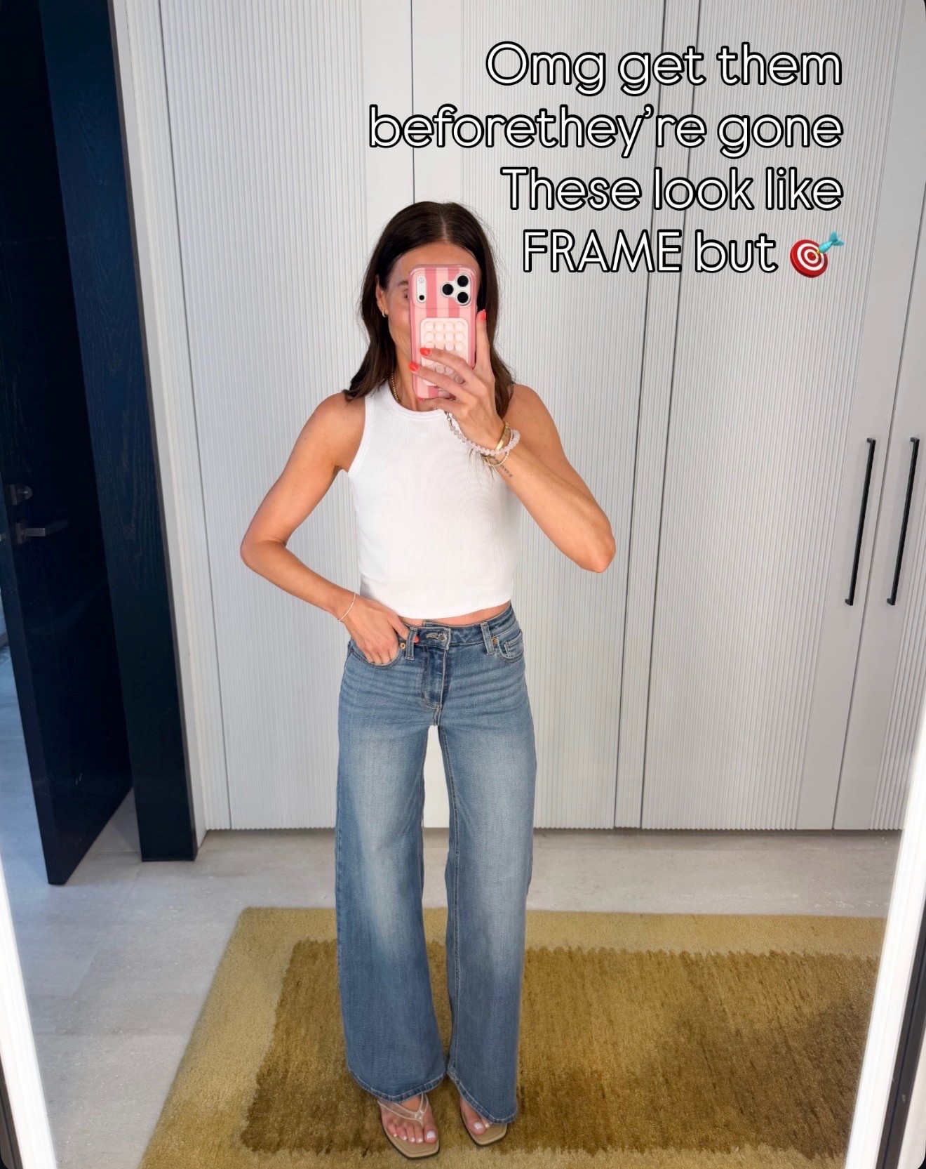 Target jeans, I'm in size 2.