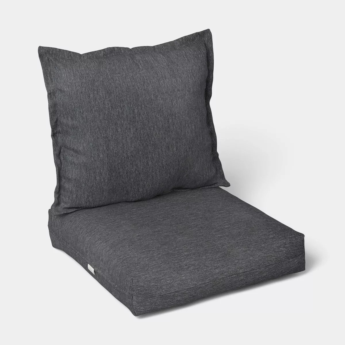 2pc Solid Deep Seat Outdoor Cushion Sets Gray - Threshold™ | Target