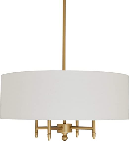 Amazon Brand – Stone & Beam Contemporary Pendant Chandelier with White Shade - 20 x 20 x 42 Inc... | Amazon (US)