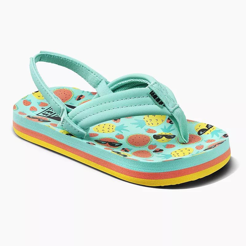 REEF Ahi Toddler / Little Kid Girls' Flip Flop Sandals, Toddler Girl's, Size: 3T, Blue | Kohl's