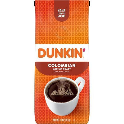 Dunkin’ Colombian Medium Roast Ground Coffee - 11oz | Target