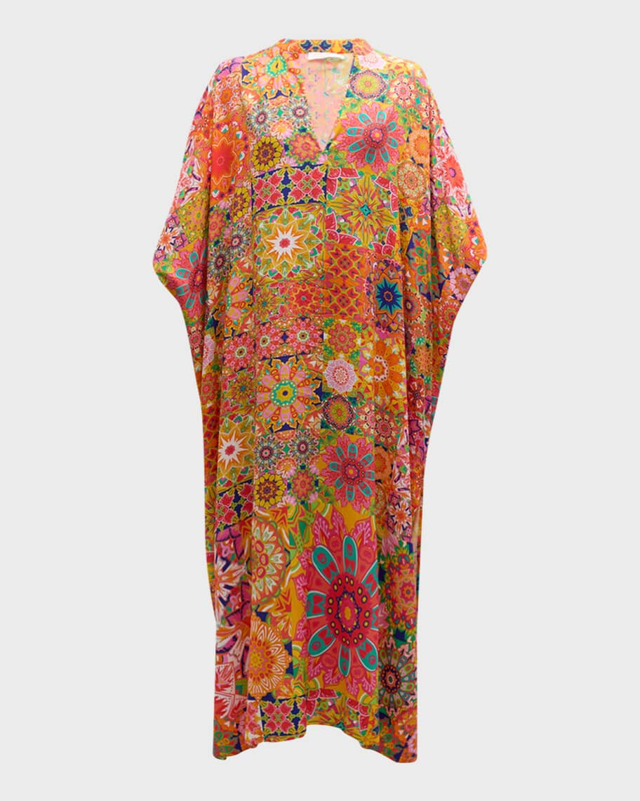 Johnny Was Kaleida Kaftan | Neiman Marcus
