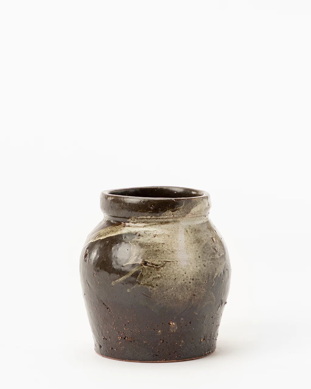 Dark Glazed Ceramic Vase | McGee & Co.