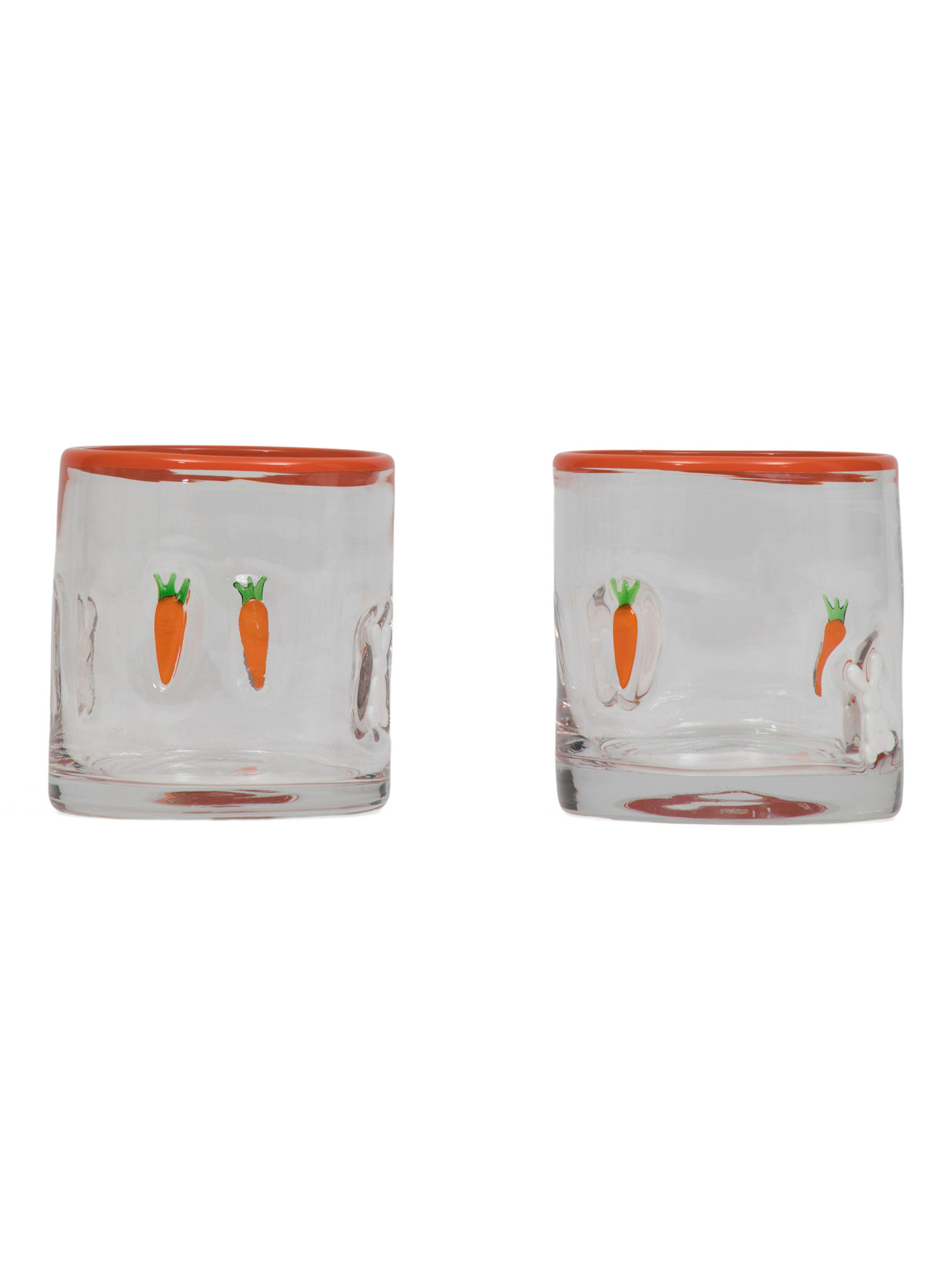 Set Of 2 Easter Bunny Carrot Icon Glasses | Kitchen & Dining Room | Marshalls | Marshalls