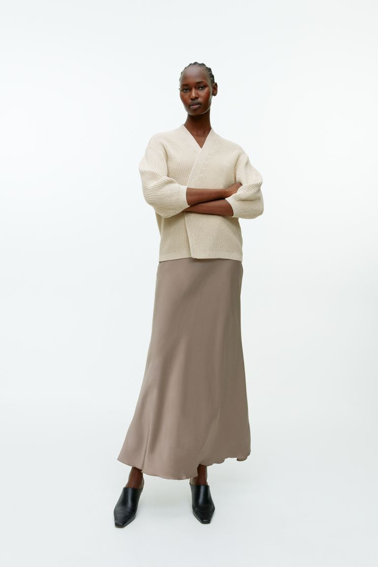 Maxi Satin Skirt | H&M (UK, MY, IN, SG, PH, TW, HK)