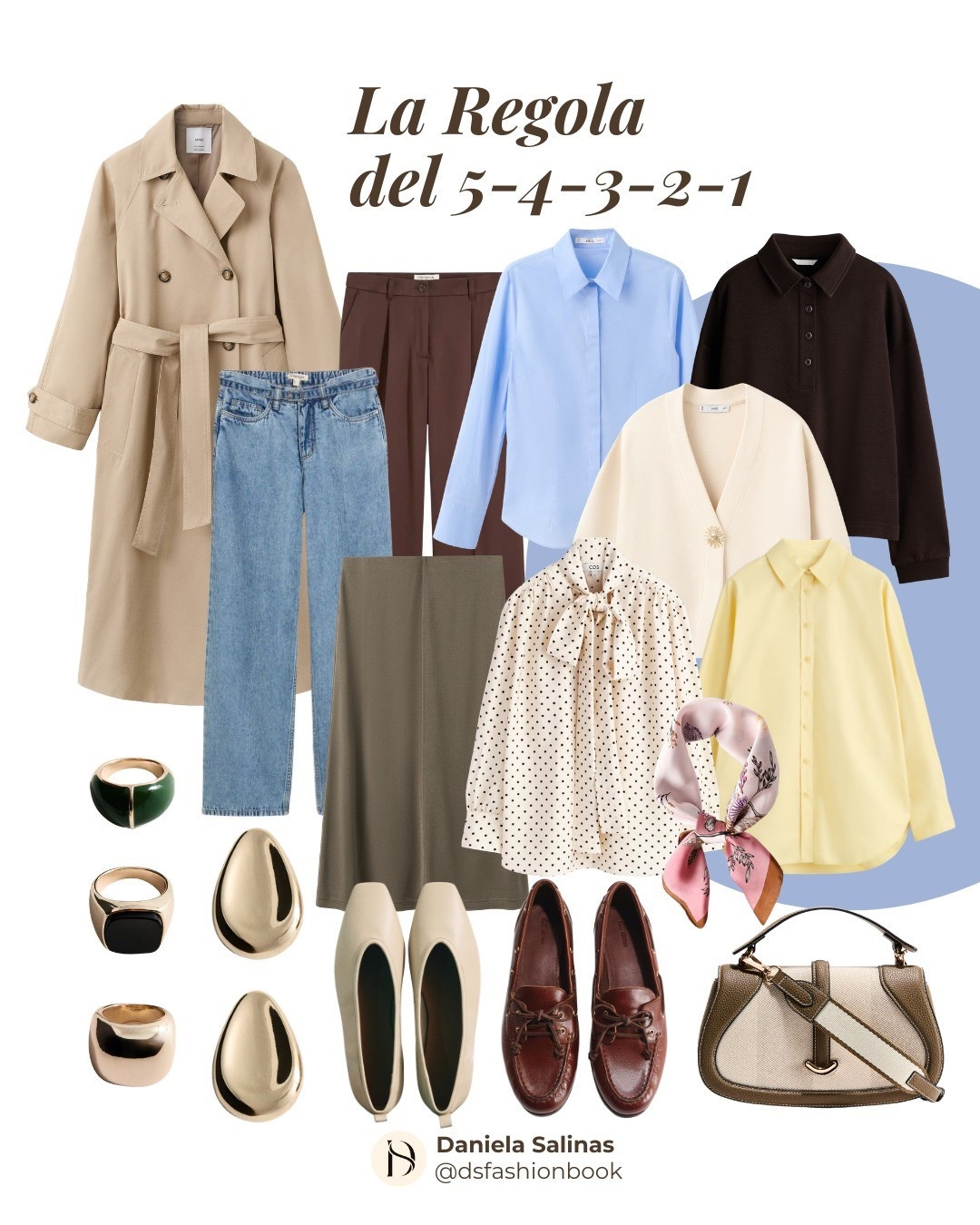 Fuga di primavera: la valigia smart per 24 ore di stile.  
Trench leggero, giacca in pelle, camicia sblusata e foulard multitasking: pochi pezzi versatili per creare un look dinamico, perfetto per il primo weekend di sole.
Che sia Barcellona, Parigi, Napoli… o la tua prossima destinazione last‑minute, la capsule da 24 ore ti permette di viaggiare leggera senza rinunciare all’eleganza.
Ideale per city break, brunch di primavera e mini‑avventure

#LTKspring #LTKeurope #LTKitalia