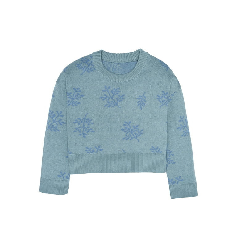 Modern Moments by Gerber Baby & Toddler Girl Jacquard Sweater & Wide-Leg Pant, 2-Piece Set, 12M-5... | Walmart (US)