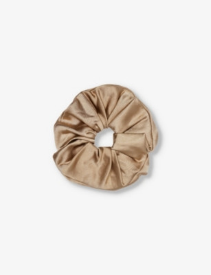Oversized ruched satin scrunchie | Selfridges