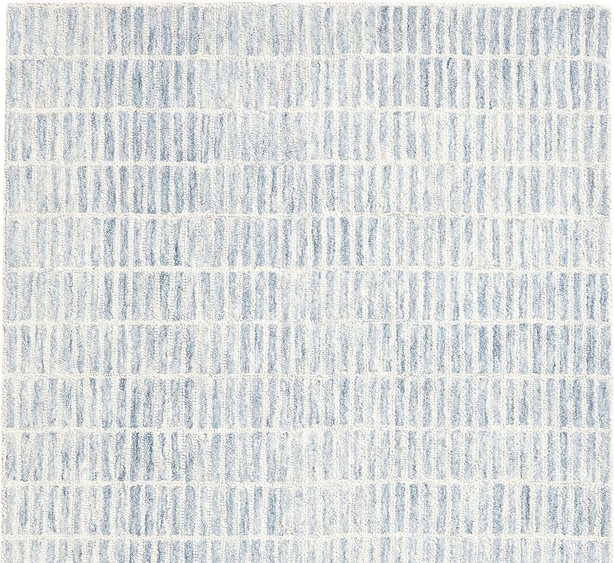 Hand-Tuffted Capitola Wool Area Rug (Blue, 9 x 12 FT) | Amazon (US)