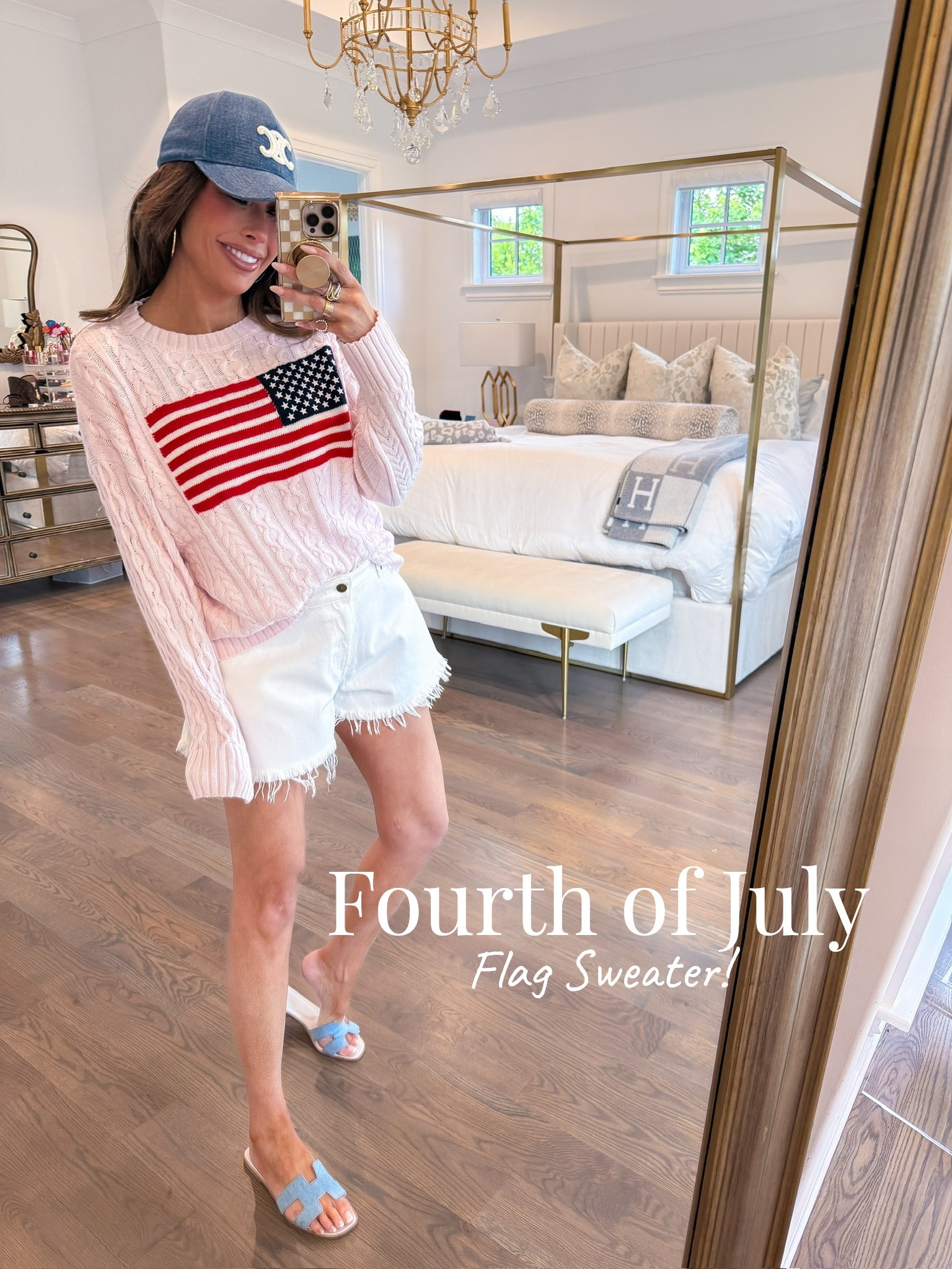 RESTOCK!! This cute American flag sweater is back in stock just in time for the 4th of July!! Wearing a small! 

Target fashion, Target finds, Zara fashion, Zara finds, Summer outfits, 4th of July outfits, American flag sweater, American flag tops, Emily Gemma

#LTKdayinmylife #LTKSeasonal #LTKootd
