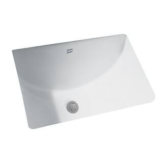 American Standard Studio Undercounter Bathroom Sink with Glazed Underside in White 0614300.020 - ... | The Home Depot