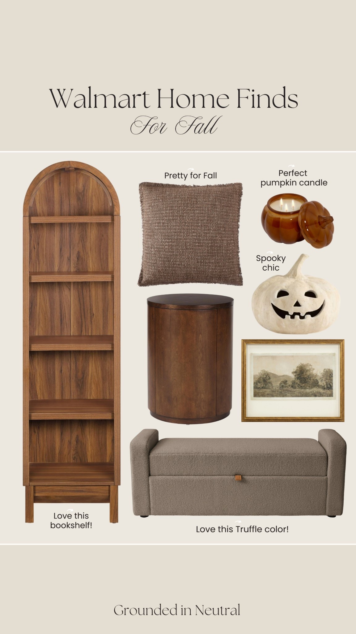 Walmart moody fall finds I’m loving! All these pieces are at a great price point.put🍂🤎

#LTKSeasonal #LTKHome #LTKStyleTip