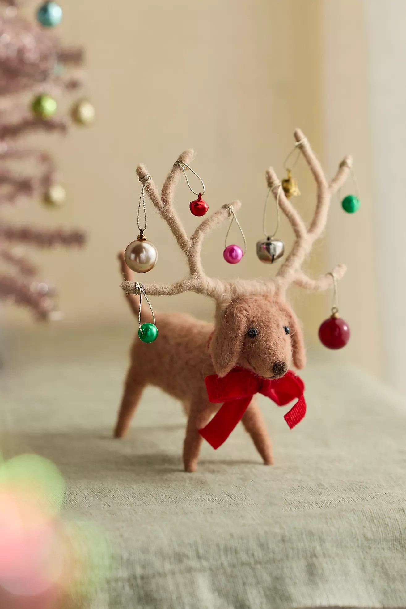 Reindeer Dog Felt Critter | Anthropologie (US)