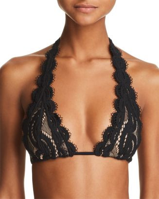 PQ Swim PilyQ Lace Overlay Halter Bikini Top   | Bloomingdale's Women | Bloomingdale's (US)
