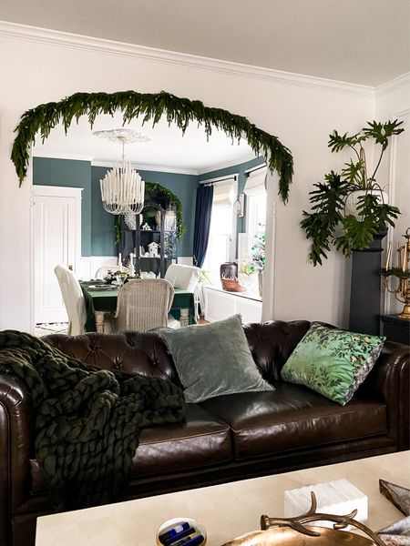 You might love using your garland to drape over an archway, adding some battery operated lights to make it special. 
.
#garland #christmasgarland #norfolkislandpinegarland #realtouchgarland 

#LTKFind #LTKSeasonal #LTKhome
