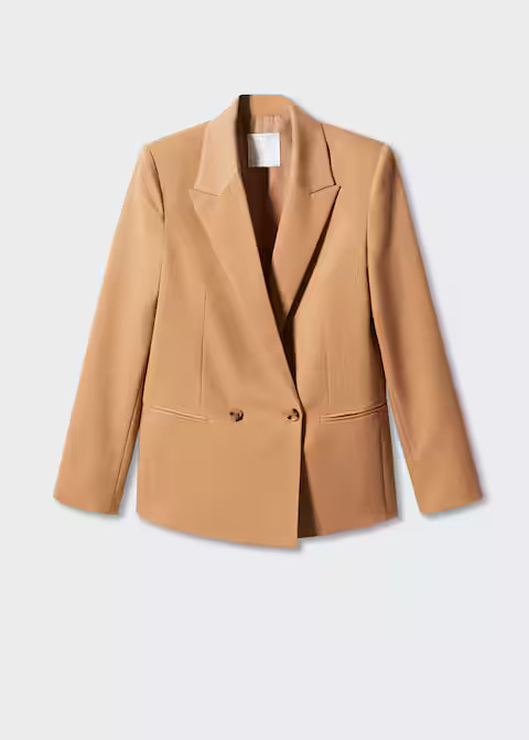 Double-breasted blazer | MANGO (US)