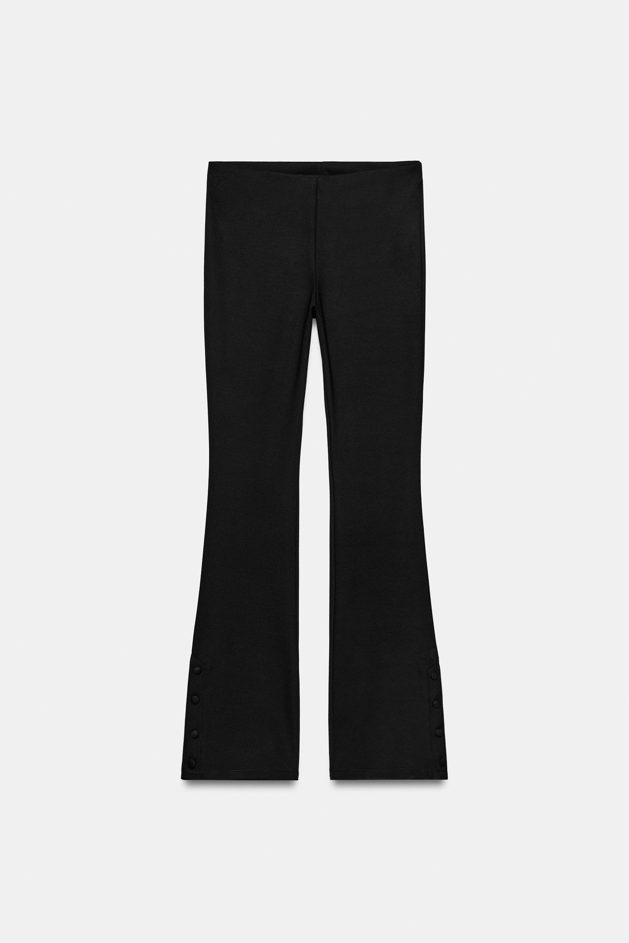 INTERLOCK BUTTON TROUSERS | Zara UK