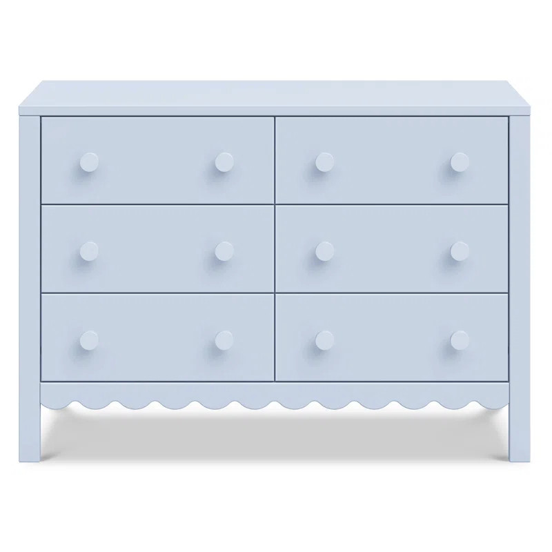 Sammy Scallop 6-Drawer Dresser | Wayfair North America