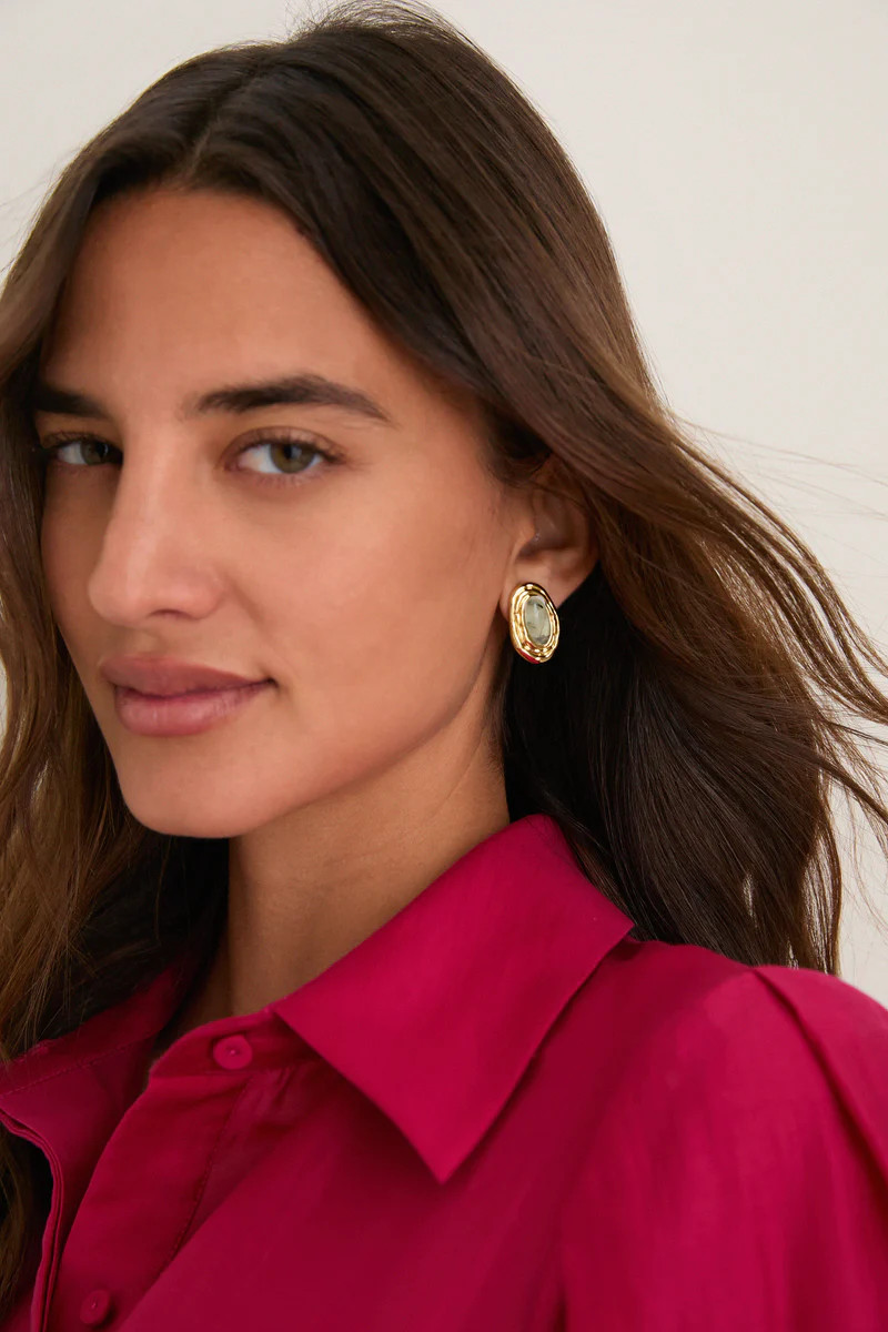 Green Antonella Studs | Tuckernuck (US)