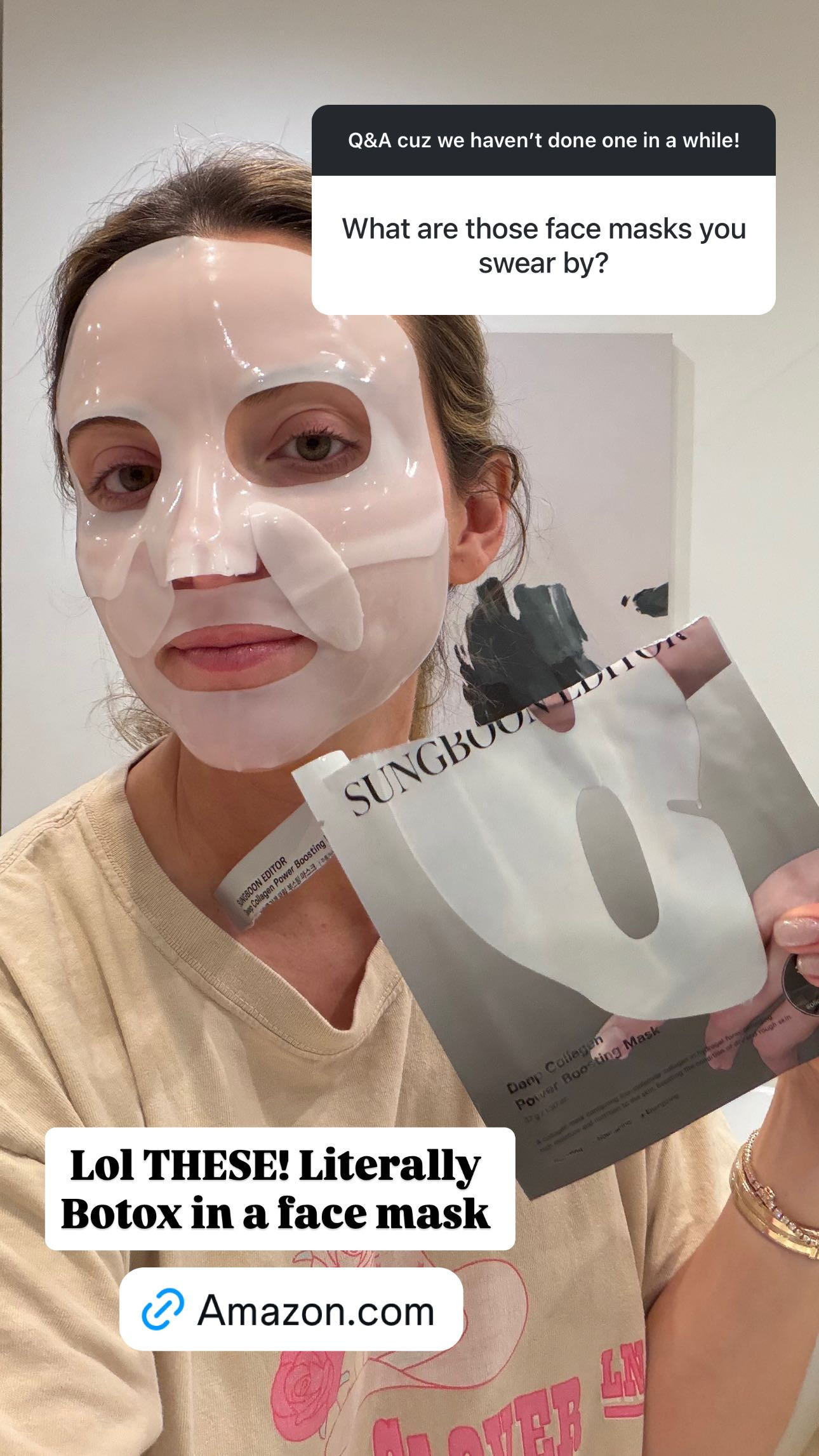 These face masks are botox in a box! 

 