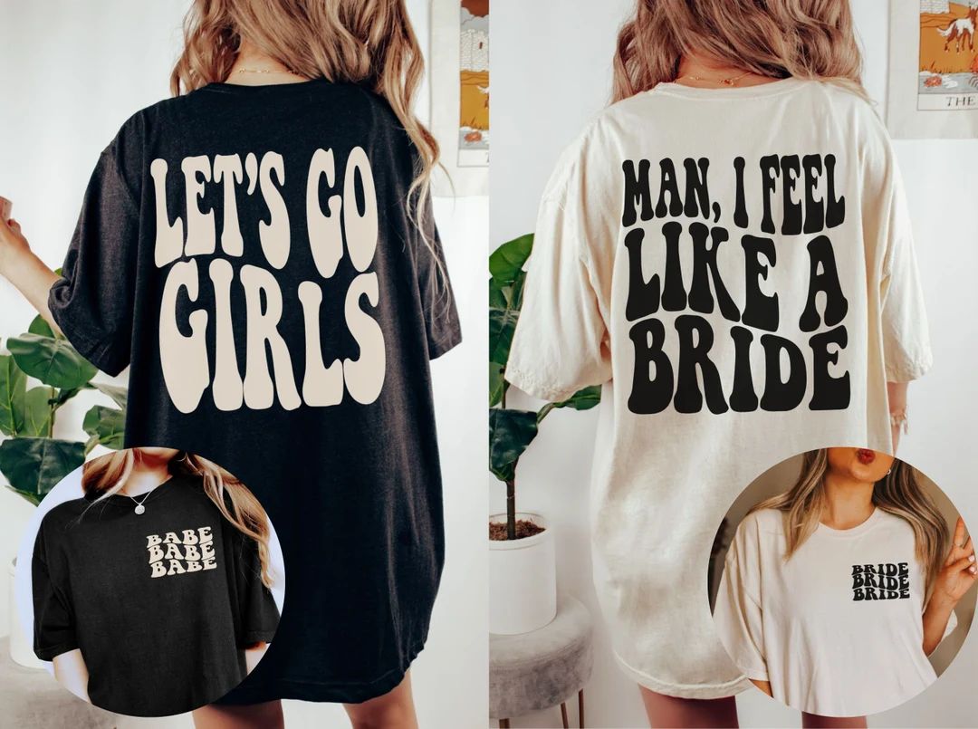Cowgirl Bachelorette Retro Bachelorette Shirts Lets Go Girls - Etsy | Etsy (US)