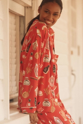 The LyreBird ModaLuxe Long-Sleeve Pajama Shirt | Anthropologie (US)