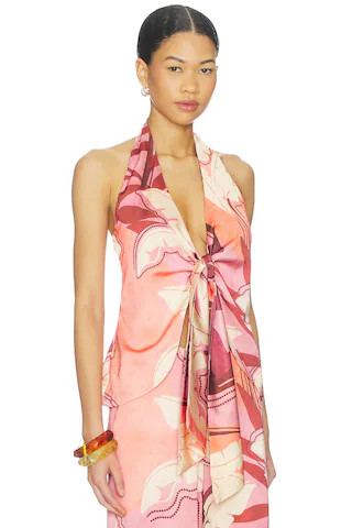 Kaeli Tie Front Halter Top
                    
                    SEVEN WONDERS | Revolve Clothing (Global)