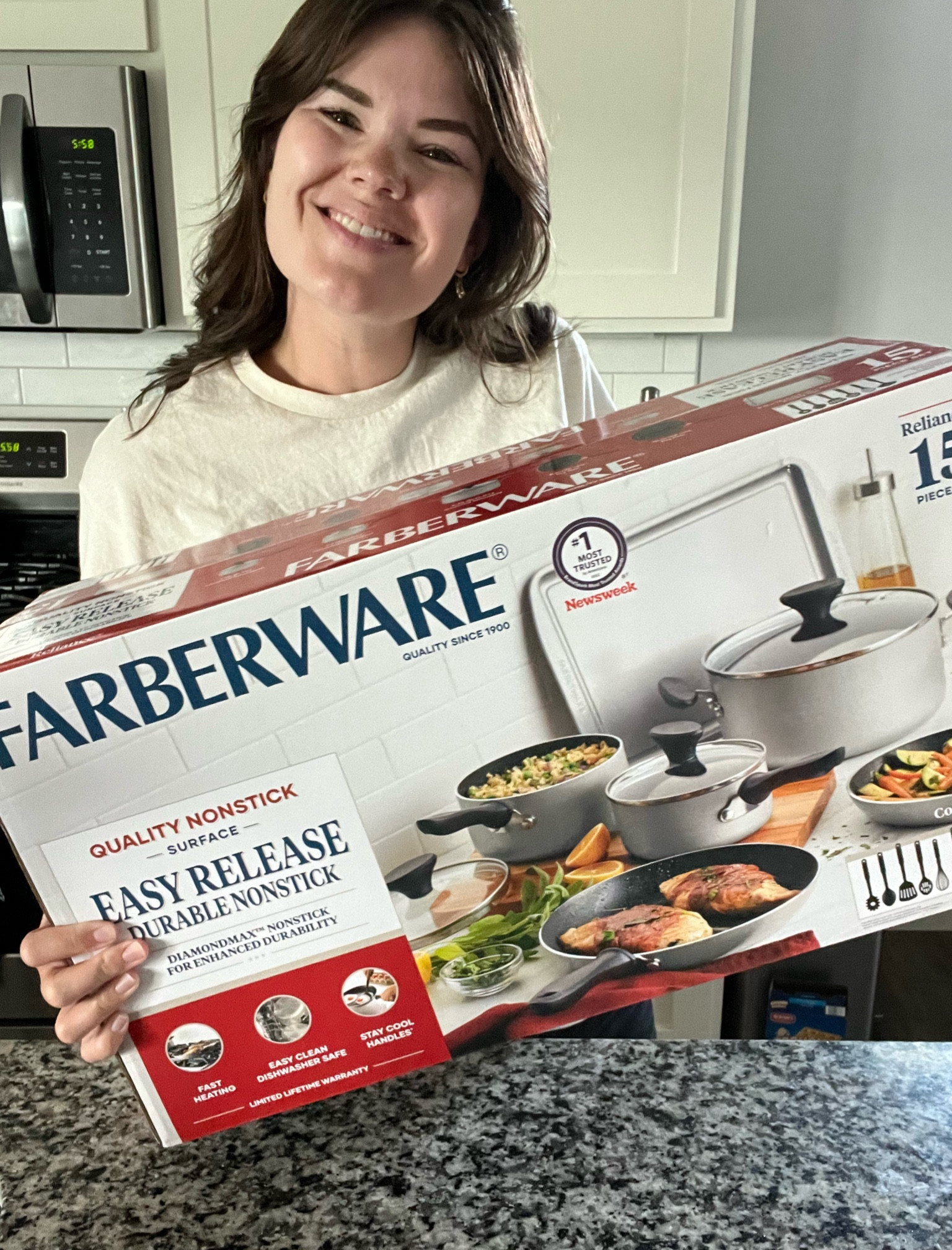 Working on a fun collaboration with Farberware! This set is perfect for newlyweds or your favorite college kid - has everything you need to kick off cooking in your own kitchen!

#LTKBacktoSchool #LTKFindsUnder100 #LTKHome