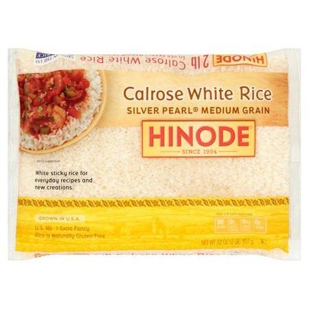 (2 Pack) Hinode Silver Pearl Medium Grain Calrose White Rice, 32 oz | Walmart (US)