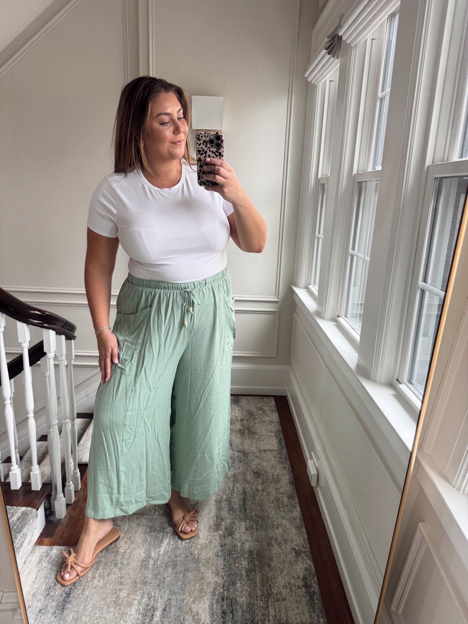 Lightweight pants, pair with a swimsuit or a T-shirt for summer. Wearing size 2X in top & 1 (14-16) in pants. 

#LTKSeasonal #LTKSaleAlert #LTKMidsize