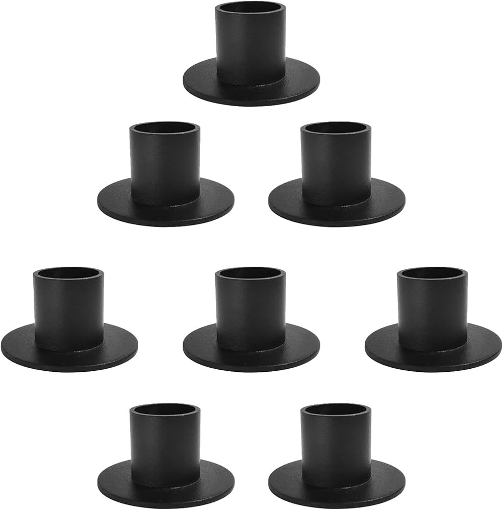 Gute Taper Candle Holder, Candle Holders for Pillar Candles, Matte Black Candlestick Holder Cente... | Amazon (US)